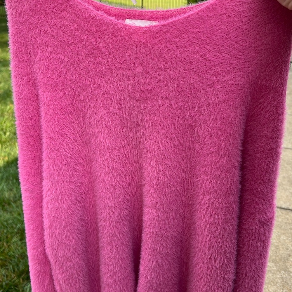 Pink Lily Bubblegum Pink Luxe Sweater